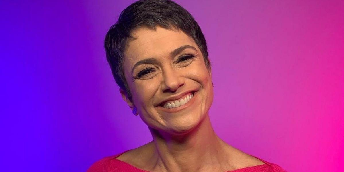 Sandra Annenberg usou as redes sociais para postar uma declaração que fez para o namorado (Foto: Reprodução)