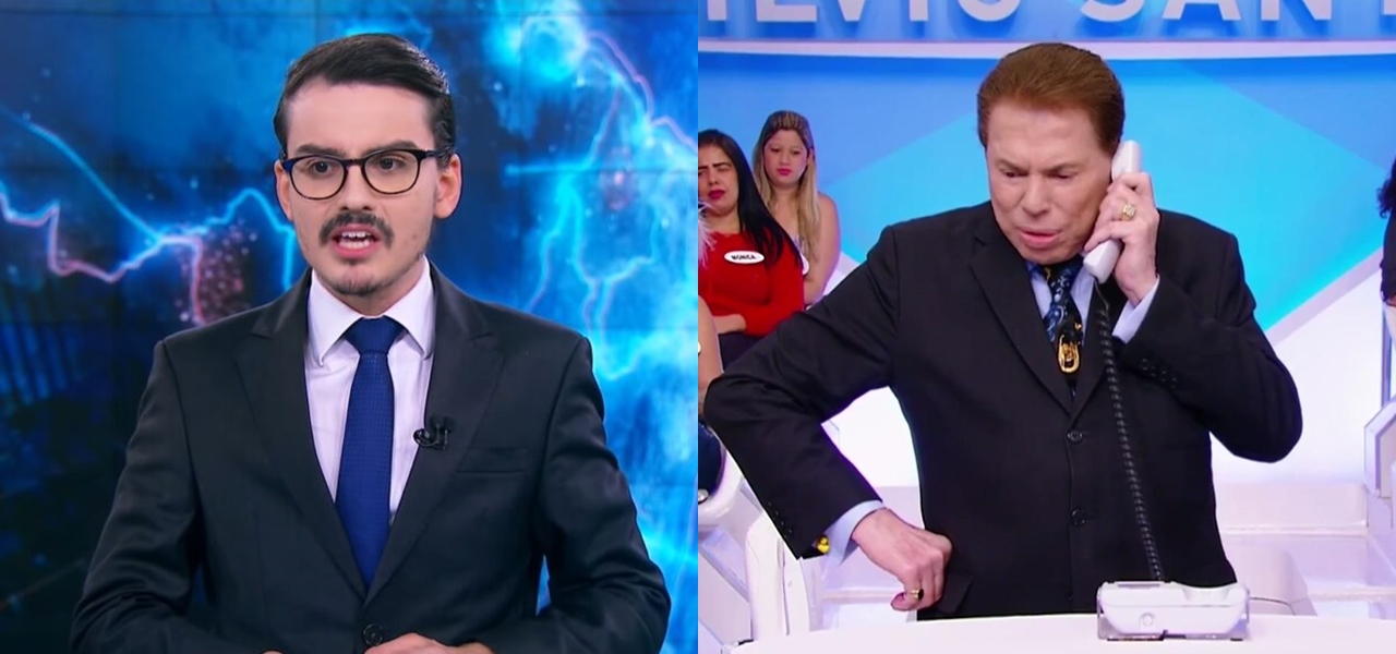 Silvio Santos e Dudu Camargo