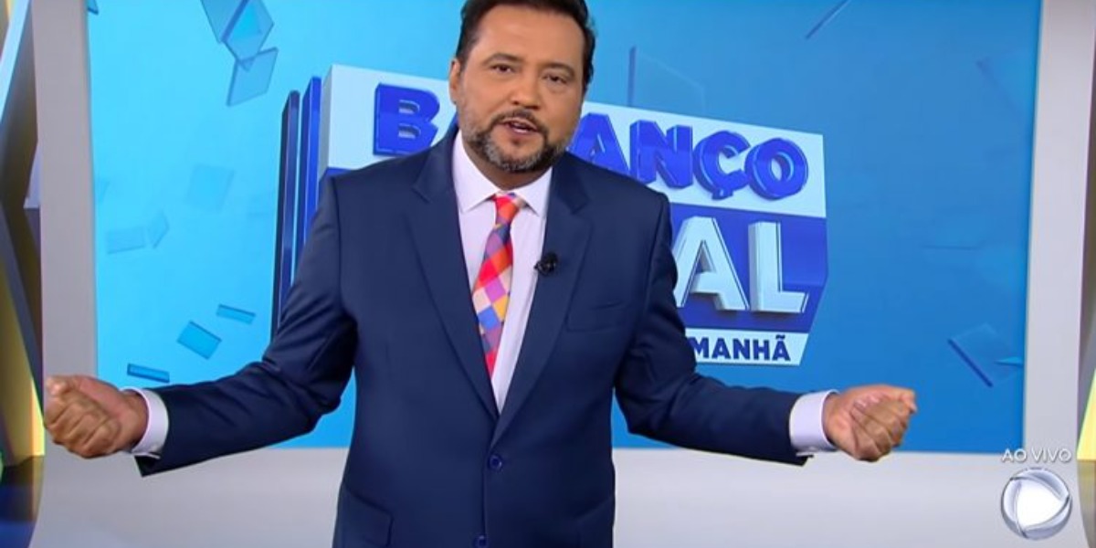 Geraldo Luís não tem feito bons números com o "Balanço Geral Manhã", na Audiência da TV (Foto: Reprodução/Record)