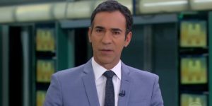 César Tralli perdeu a liderança do JH para a Record e registrou a menor média do ano (Reprodução)