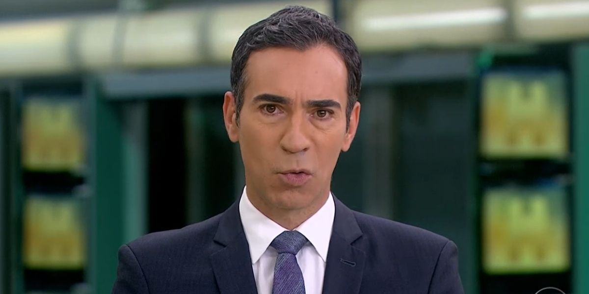 César Tralli no "Jornal Hoje" (Foto: Reprodução/TV Globo)