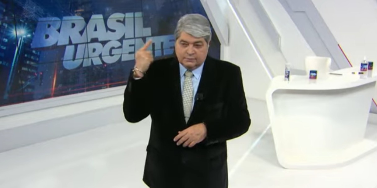 Datena detonou Luiz Bacci ao vivo na Band e ainda escorraçou gente de dentro (Foto: Reprodução)