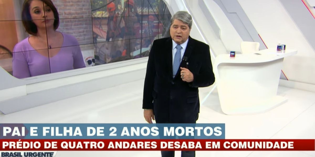 "Também morreu", Datena junta as mãos e desmorona após confirmar tragédia cruel na Band: "Muito triste"