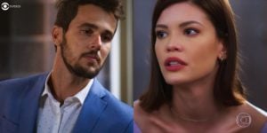 Kyra tentará fugir, mas Rafael a segue em Salve-se Quem Puder (Foto: Montagem/TV Foco/Reprodução/Globo)