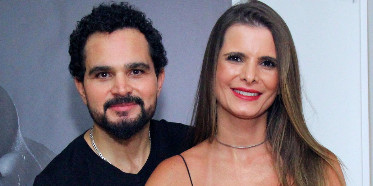 Flávia Fonseca, atual de Luciano Camargo, falou sobre sua relação com a ex-esposa do cantor (Foto: Reprodução)