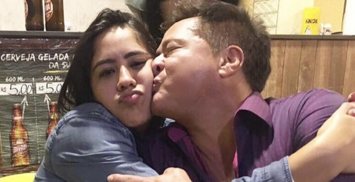 Leo e sua filha (Foto: Reprodução)