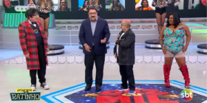 Ratinho descobre paternidade ao vivo (Foto: Reprodução/SBT)