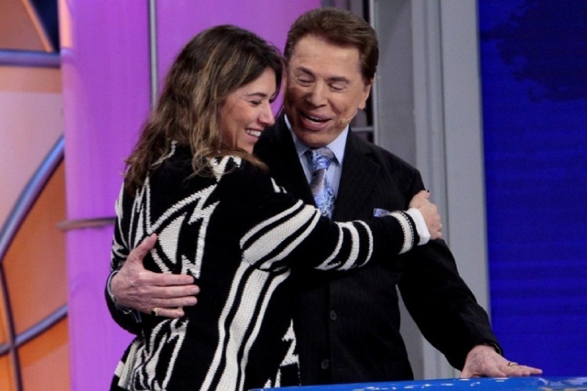 Silvio Santos e Rebeca Abravanel