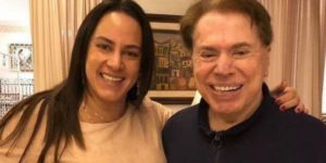 Silvio Santos e Silvia Abravanel (Foto: Reprodução)