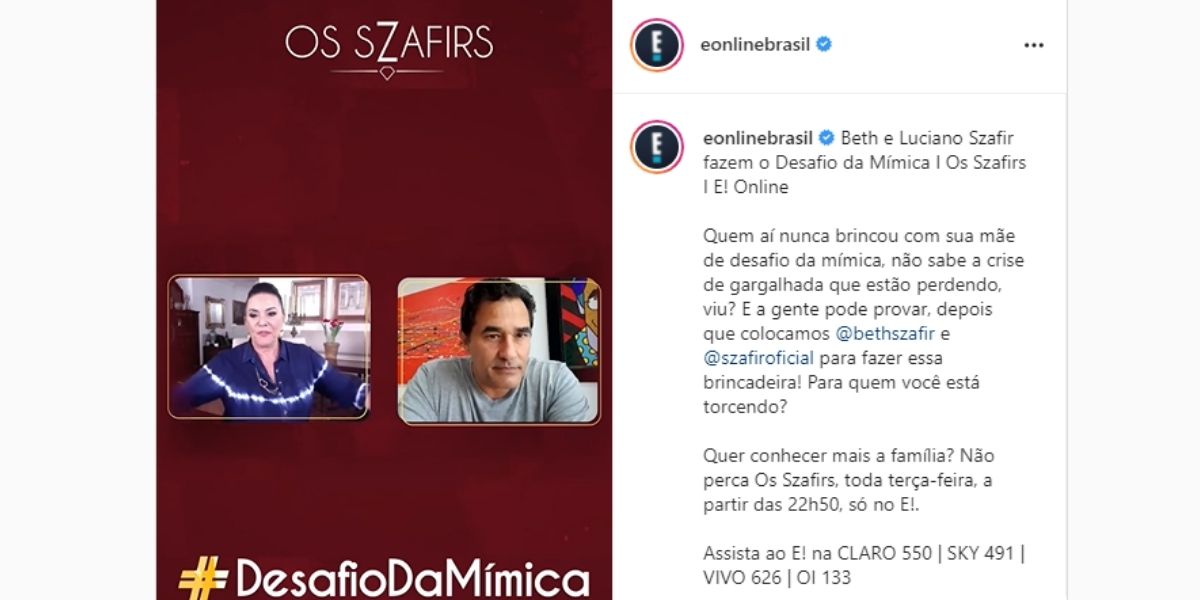 Após dizer que Beth Szafir é mentirosa, Luciano Szafir diz que mãe tem bafo e expõe quebra-pau: "Acabou comigo"