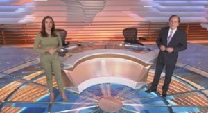 Chico Pinheiro e Ana Paula Araújo no último Bom Dia Brasil (Foto: Divulgação/Globo)