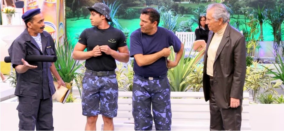 "Tropa de Malucos", Durão (Martinho Benny), Bananinha (Marcelo Benny) e Rapadura (Charles Guttemberg). Foto: Lourival Ribeirto/SBT