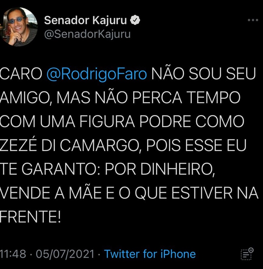 Kajuru e Zezé Di Camargo 