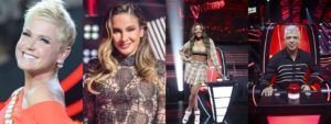 Xuxa convocou os jurados do The Voice para o seu navio (Foto: Montagem/TV Foco)