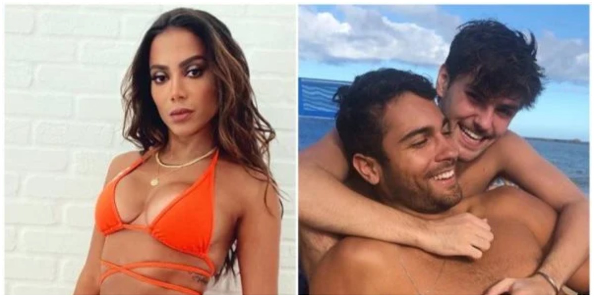 Anitta deu em cima de jogador comprometido - Foto: Montagem