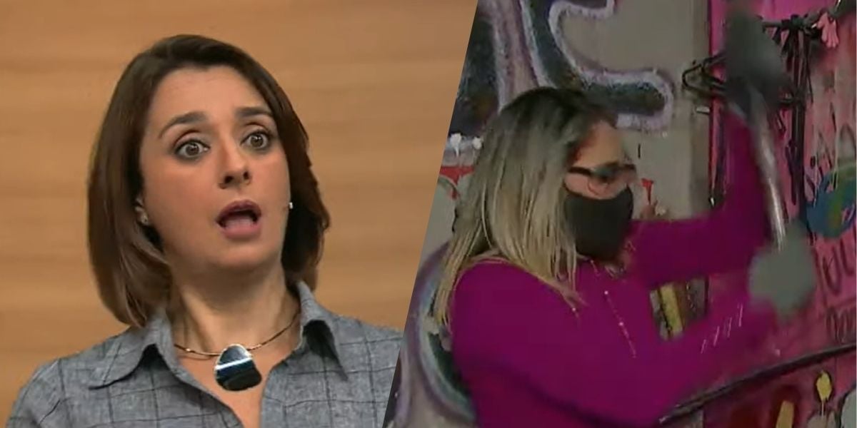 Catia Fonseca foge dos estúdios da Band e é flagrada tentando beijar sapo diante das câmeras: "Que delícia"