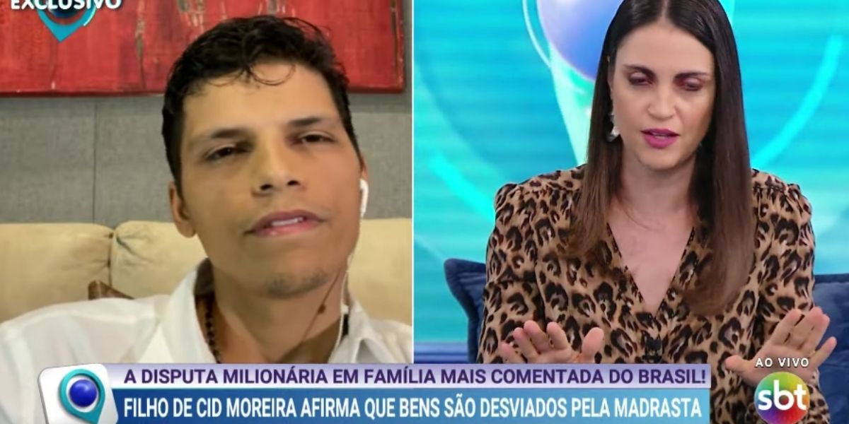 Apresentadora detona entrevista com filho de Cid Moreira (Reprodução)