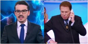 Dudu Camargo e Silvio Santos (Foto: Reprodução)