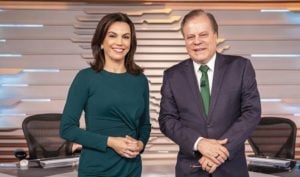 Ana Paula Araújo e Chico Pinheiro no comando do Bom Dia Brasil (Foto: Divulgação/Globo)