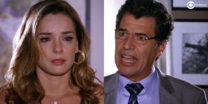 Jonas perde a cabeça e humilha Cris em A Vida da Gente (Foto: Montagem/TV Foco/Reprodução/Globo)