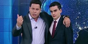 Marcão do Povo e Dudu Camargo ganharam poder de Silvio Santos no SBT (Reprodução: SBT)