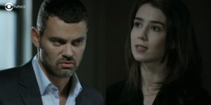 Maurílio e Cora na trama de Império (Foto: Reprodução/Globo/Montagem/TV Foco)