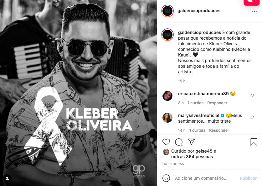 Morre cantor sertanejo - Reprodução