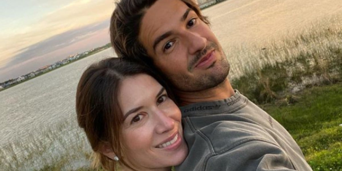 Alexandre Pato e Rebeca Abravanel (Foto: Reprodução)