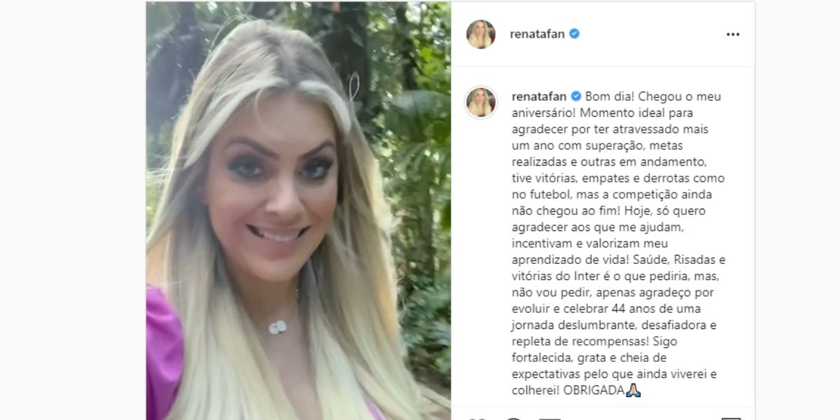 "Chegou ao fim", Renata Fan se despede em anúncio oficial e confirma nova fase, após quebra-pau com Denílson