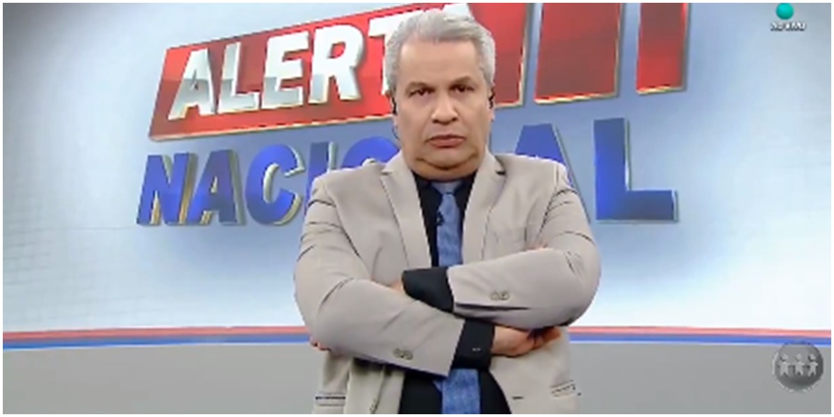 O apresentador Sikêra Jr, da RedeTV! - Foto: Reprodução