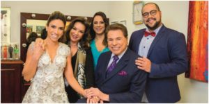 Silvio Santos e sua família no SBT - Foto: Reprodução