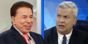 Silvio Santos e Sikêra Jr (Foto: Reprodução/SBT/RedeTV!)