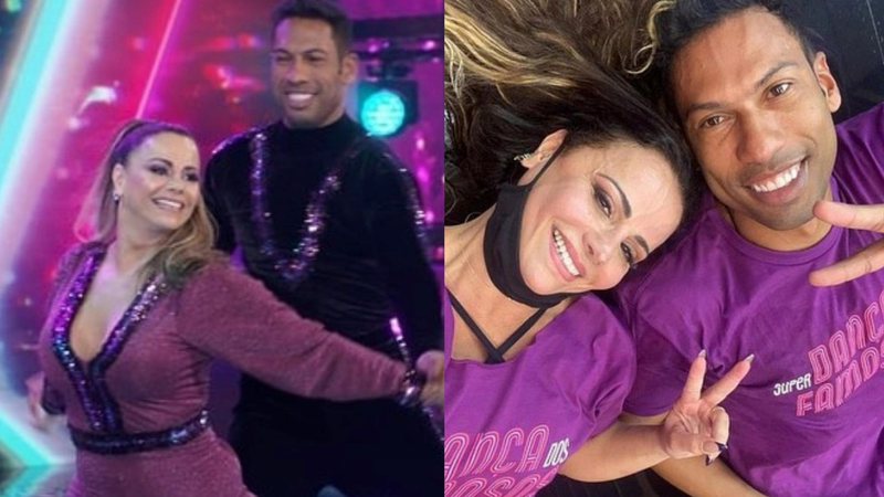 Viviane Araújo trocou de professor na Super Dança dos Famosos e seu deu bem (Foto: Reprodução)