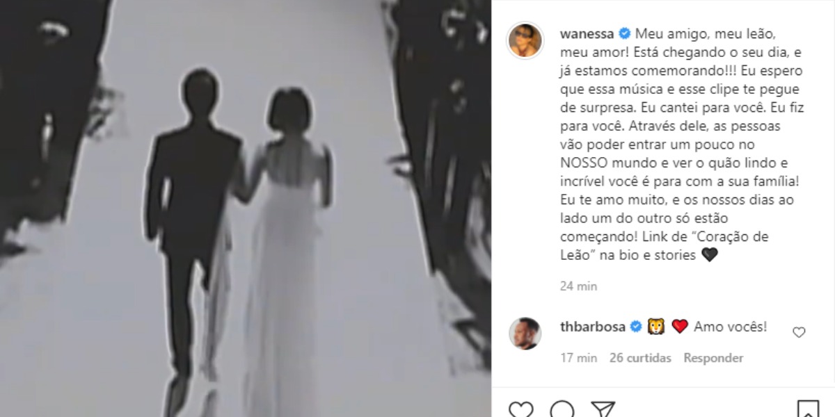 Wanessa Camargo havia feito uma declaração em forma de música para o ex marido "Marcus Buaiz" na época em que eles eram casados ainda (Foto: Reprodução/Instagram)