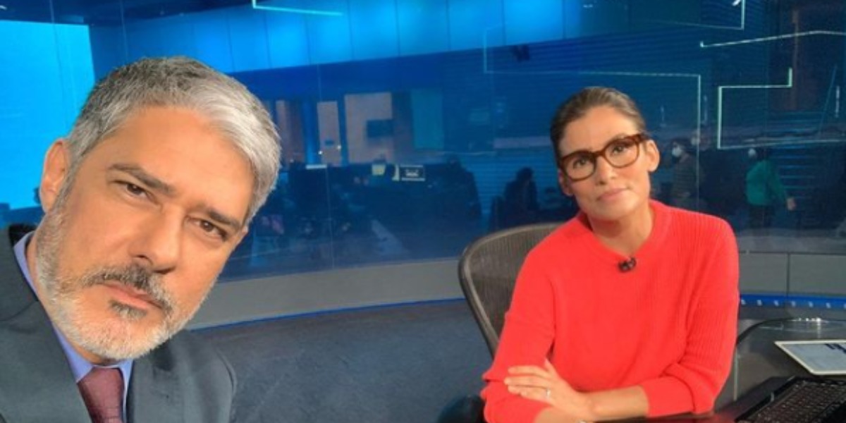 William Bonner mostrouo que ninguém conhece dos bastidores o Jornal Nacional (Foto: Reprodução)