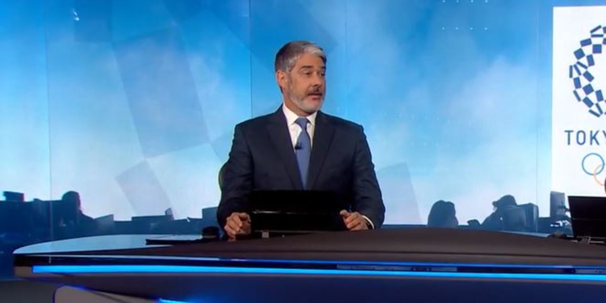 William Bonner no "Jornal Nacional" (Foto: Reprodução/TV Globo)