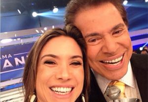 Patrícia Abravanel e o pai, Silvio Santos (Foto: Reprodução)