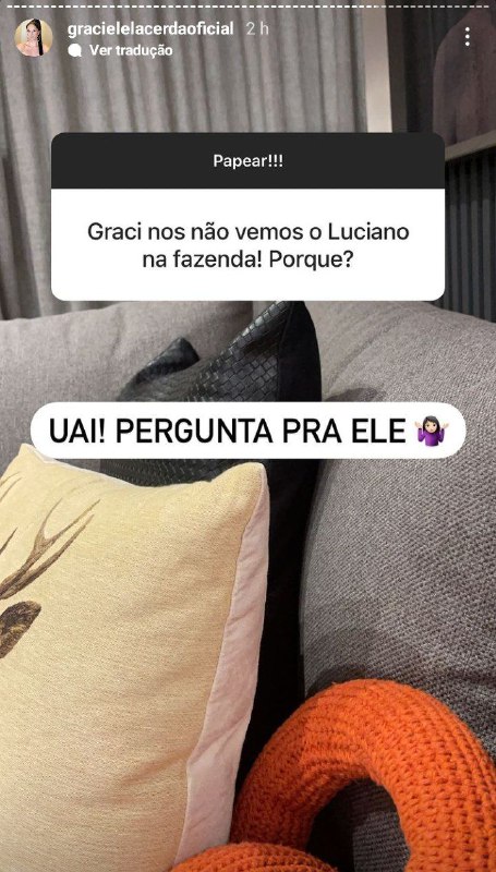 Graciele Lacerda responde sobre Luciano Camargo (Foto: Reprodução/ Instagram)