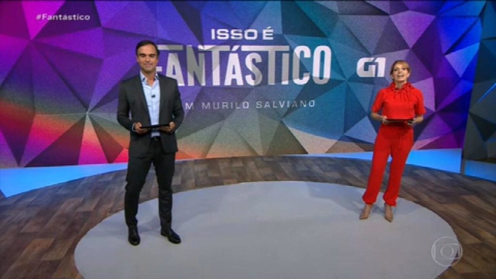 Tadeu Schmidt e Poliana Abritta podem deixar o Fantástico da Globo em 2021 (Foto: Reprodução)