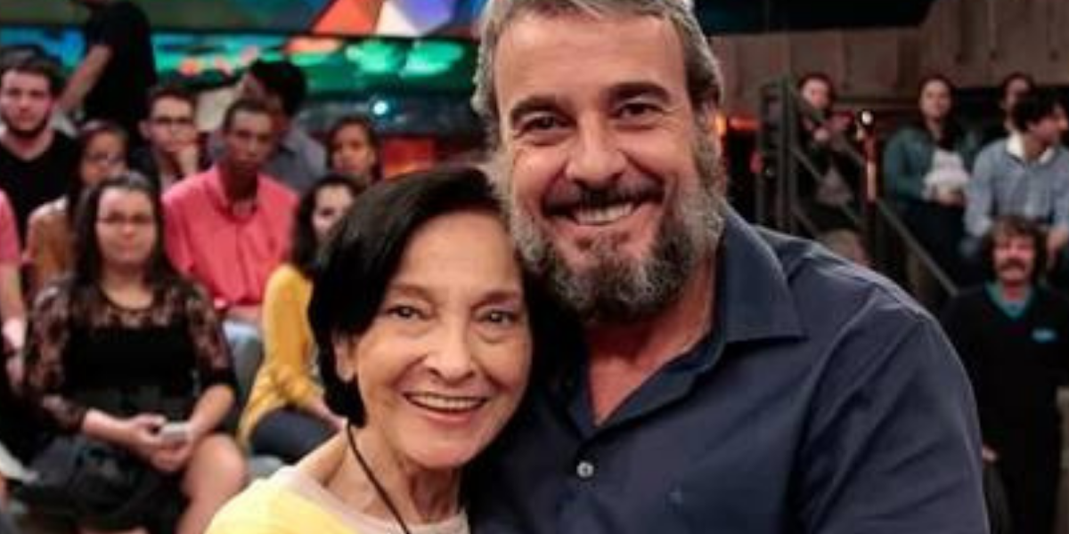 Alexandre Borges e sua mãe (Reprodução)