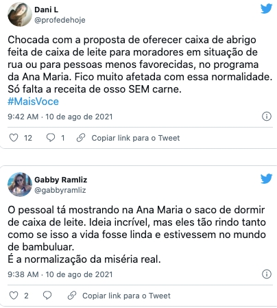 Repórter de Ana Maria é criticado por reportagem (Reprodução) 