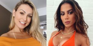 Andressa Urach e Anitta (Foto: Reprodução)