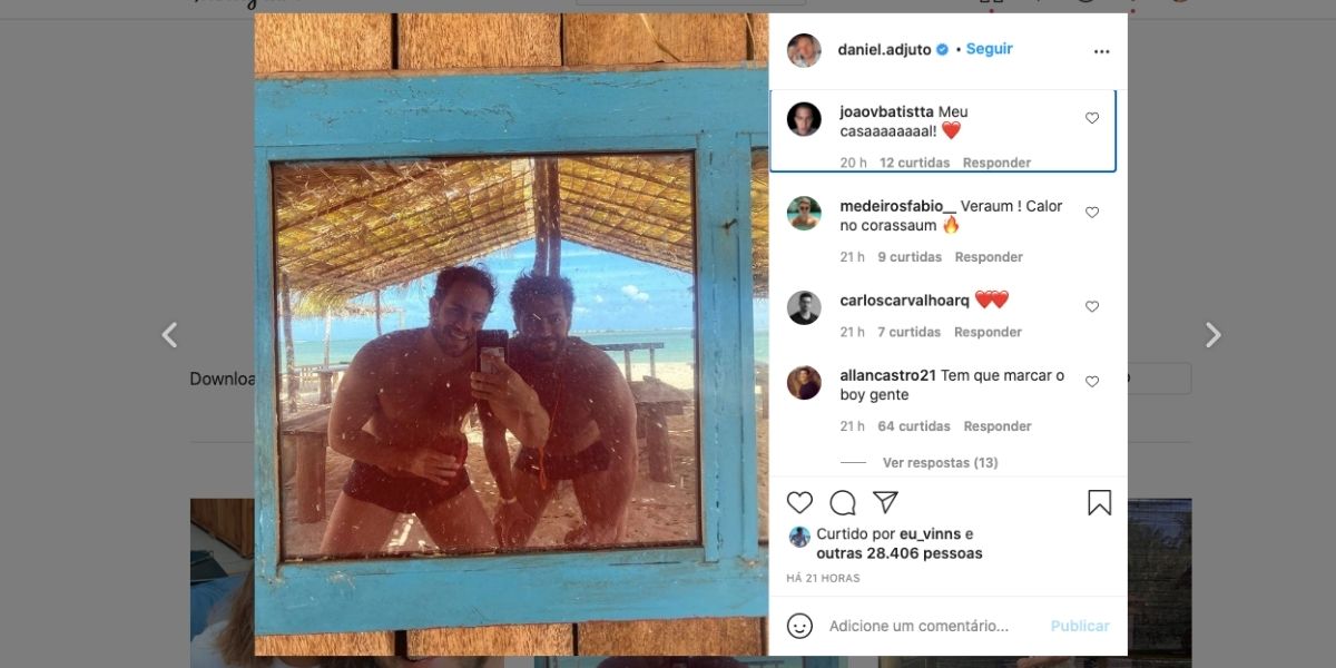 Daniel Adjuto, âncora da CNN, chama atenção para possível romance nas redes sociais (Reprodução)