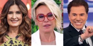 Fátima Bernardes, Ana Maria e Silvio Santos  (Reprodução)