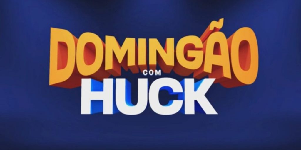 Novo logo do Domingão, agora, com Luciano Huck (Imagem: Divulgação)