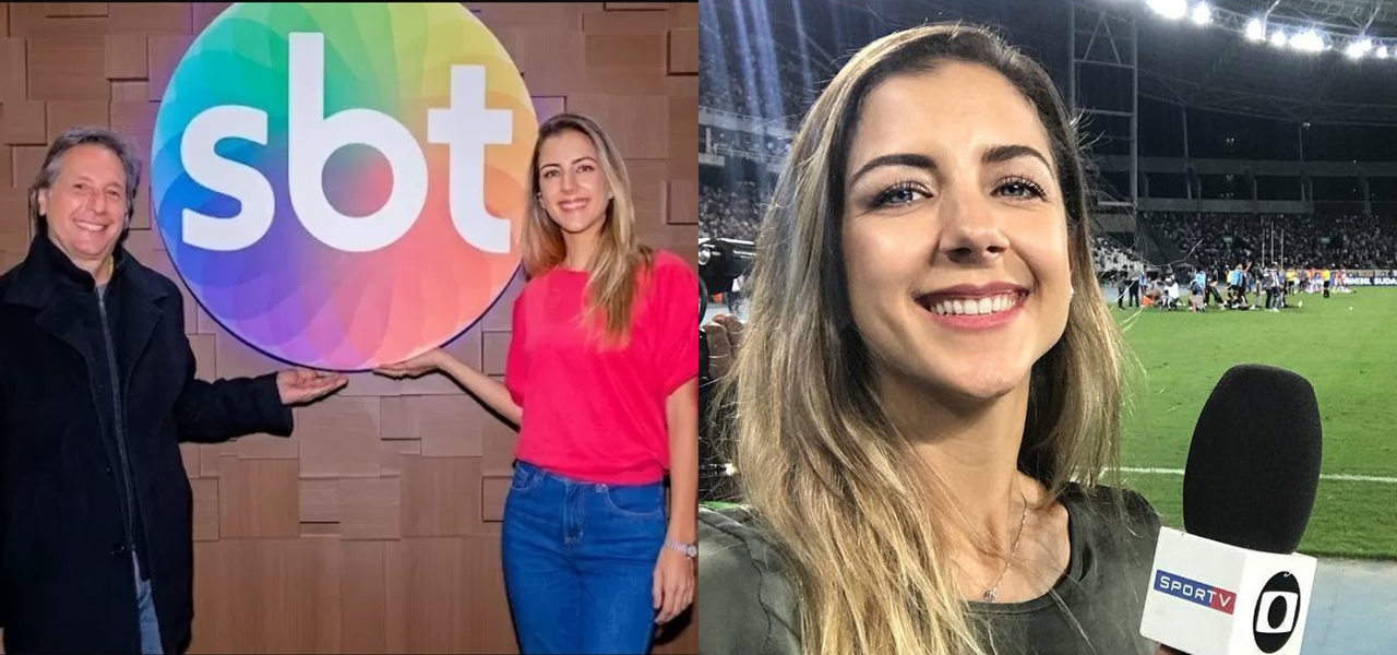 Domitila Becker é a nova contratada do SBT (Foto: Montagem/TV Foco)