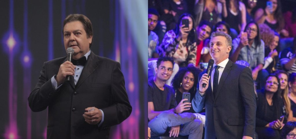 Faustão e Luciano Huck