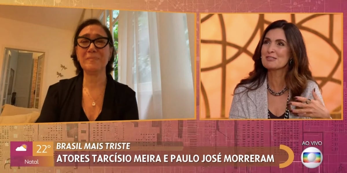 Lília Cabral e Fátima lamentam mortes (Reprodução)