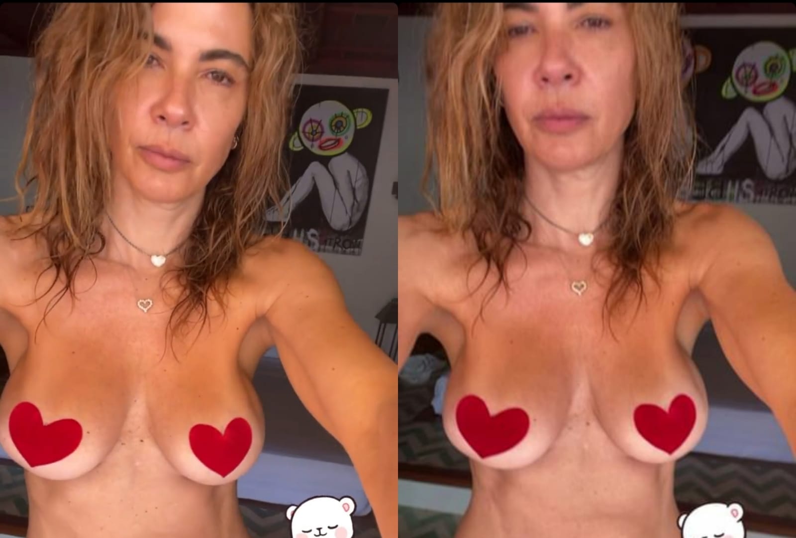 Luciana Gimenez faz topless em Ibiza, perde a vergonha e mostra seios na we...