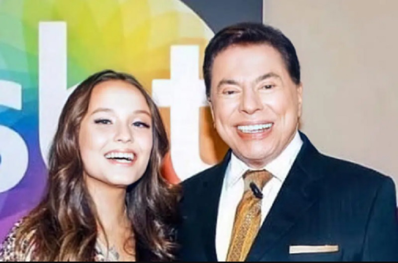 Larissa Manoela e Silvio Santos